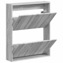 vidaXL Vegghengt skoskap ARNHEM 71 x 17 x 86 cm Konstruert tre