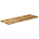  Bordplate naturlig kant 110x40x2,5 cm grovt heltre mangotre 370661