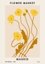 Flower Market. Madrid Poster Plakat / 100x150cm