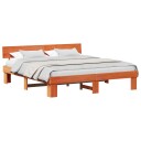  Sengestamme Voksbrun 200 x 200 cm Massiv furu tre