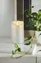 Star Trading Flamme Rustic LED Kubbelys Silver 12 cm