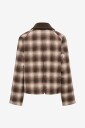 Only   Jakke Onlkine Checked Cord Jacket CC Otw   Grå