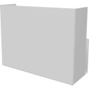 VILNIUS Papirdispenser matt hvit white 30x23x12 cm
