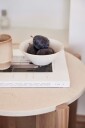 OYOY Lune Sidebord D50 cm Natur/Hvit