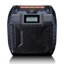 Lenco ODR-160GY Bærbar DAB+ Radio med Bluetooth - Grå