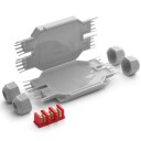 Raytech Koblingsboks med gel 105x65x25 mm med klemme 3x4 mm²