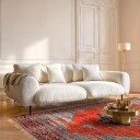 Flatvevd teppe   Mandalay rød Størrelse: 230 x 340 cm