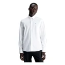 Calvin Klein Poplin Stretch Slim Shirt - White - S