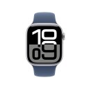 Apple Watch S10 42mm GPS (Silver Aluminium/Denim Sport Band) M/L