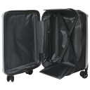 Sammenleggbar koffert Hard Shell 24'' Sølv 43x27x66 cm ABS