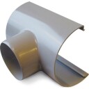 Plastmo tut, 11", Ø75mm, grå gray 75 mm