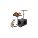Purlov Grå Klotre For Katt 71 cm Myk Pels