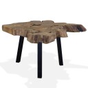  Salongbord ekte teak 80x70x38 cm