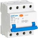 Chint Kombinasjonsbryter RCBO Chint, 3P+N, C-karakteristikk, 10A, 30mA, 6kA