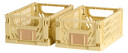 DAY SAMMENLEGGBAR KASSE 2STK 25X16.5X10CM GUL