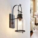 Lindby Rozalie vegglampe, lykt, svart