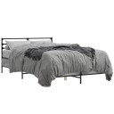  Sengeramme grå sonoma 140x190 cm konstruert tre og metall 8721102613760