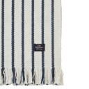 Lexington Bordløper med Frynser 50x250 cm Hvit/Marineblå