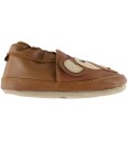 Melton Monkey Leather Slippers   Brown   23/24