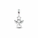 Pandora Gingerbread Angel Sterling Silver Dangle - Silver - ONE SIZE