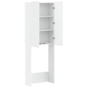 vidaXL Toalett skap ZWOLLE Hvit 66 x 25,5 x 190 cm Konstruert tre