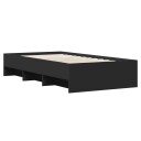  Sengeramme svart 100x200 cm konstruert tre 8721102856723