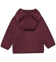 Huttelihut Cardigan   Ullfleece   Port Royale   Huttelihut   1 år (80)   Cardigan   Bordeaux