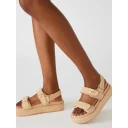 Steve Madden Sandaler Bigmona Nat Raffia Brun