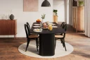 Kopparbo Spisebord 240 cm - Svart tre