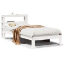  Sengeramme med hodegavl hvit 90x200 cm heltre furu 3306042