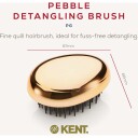 Kent Brushes Pebble Brush Gold - travel size