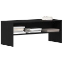  TV benk svart eik 100x40x40 cm konstruert tre