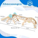 9 i 1 Montessori klatresett med sklie og tunnel
