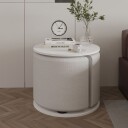 Torven Sett med sidebord 43x47x43 cm - Hvit