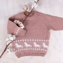 Bluum Strik Strikkesett Enhjørning genser og skjørt - garnpakke i Bluum Pure Eco Baby Wool