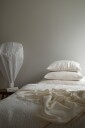 Mimou   Putetrekk Stripe No .2 70x90 cm 100% hamp   Hvit