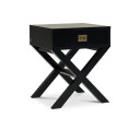Ashley sidebord modern black