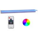 vidaXL Vannfall med RGB LED rustfritt stål 108 cm
