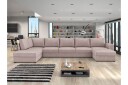 Taberk Sovesofa med Divan och Schäslong 5 sits   Rosa