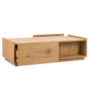Sofabord HOME4YOU Sacha 120x60x35 cm melamin med eikebark - Melamin med eikebark