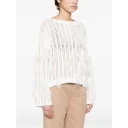 Twinset Dame Strikkevarer Hvit S,