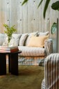 Decotique Le Grand Air 3 Seter Sofa Lin Divan Venstre Ash Stripe