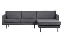 Bepurehome Rodeo Chaise Lounge Right Velvet mountain