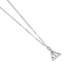 Carat Shop, The Harry Potter Anheng Og Halskjede Deathly Hallows (Sølvbelagt)