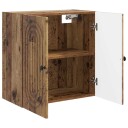 vidaXL Vegghengt skap Gammelt tre 59 x 31 x 60 cm Konstruert tre