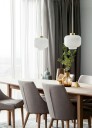 Globen Lighting Ritz Taklampe Hvit/Messing 1039833-02-39 1039831-02-0