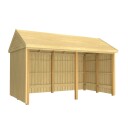 Utestue PLUS Classic Multi Hagehus 2 Moduler Åpen 10m2