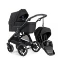 Barnevogn Komplett Emmaljunga 2025 Sento Flat Urban Black + Besafe iZi Go Modular X2 Ink. Base