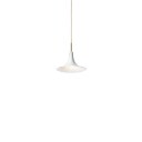 Nuura Petalii 1 Taklampe Liten Hvit/ Polert Messing