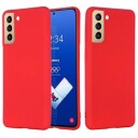 Samsung Galaxy S21 FE 5G Liquid Silikondeksel Rød
